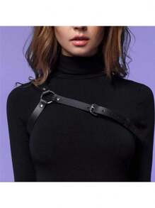 Women Harness Belts - Black - View 1