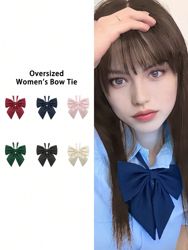 pooting bear قطعة واحدة من ياقة محبوكة كبيرة القياس قابلة للعكس للنساء مع عقدة قابلة للضبط ، مناسبة للارتداء اليومي ، ملابس الزي المدرسي ، المواعيد ، الخ. عيد الميلاد