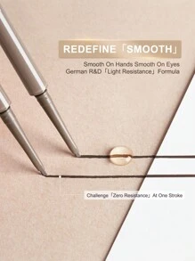 JUDYDOLL 0.06g Orange Blossom Gel Eyeliner Pen, Smooth, Waterproof, Smudge-Proof, Long-Lasting, Suitable For Beginners, Unique Gift Idea For Friends And Girlfriends - #01 nâu đen - Xem 7