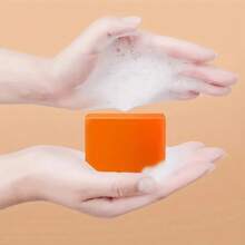 Surfree檸檬糠酸皂4入組 - 活化及提升光澤：去角質、保濕、均勻膚色 - 適用於所有膚質,臉部和身體 - 橘色 - 查看 2