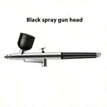 Portable Air Compressor Spray Gun, 1 Set With A 0.3mm Single-Action Spray Gun Head, Comes With A 5CC Metal Cup, Suitable For Models, Cake Art, Nail Art, And Handcrafted Cake Spraying, Compatible With Most Spray Gun Compressors (Compressor Not Included) - Multicolor - View 12