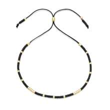 1 pieza Pulsera con cuentas pequeñas para mujer, joyería simple, pulsera de cuentas Delica con cuerda, joyería de moda