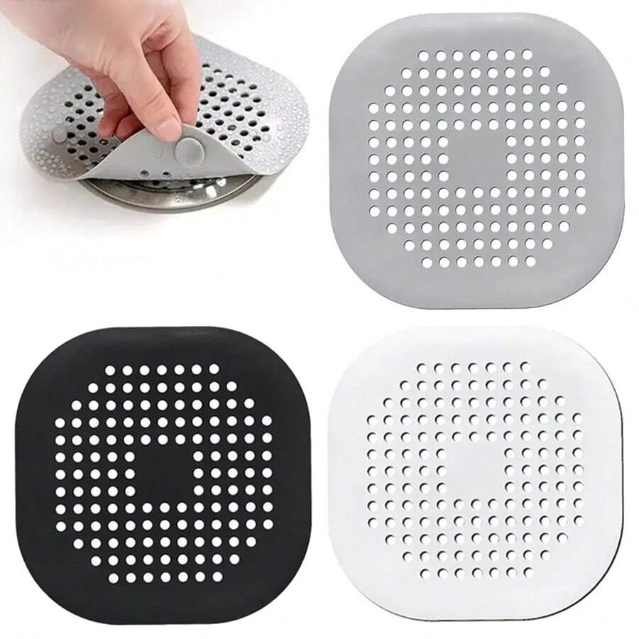 1 bộ lọc tóc silicon và nút xả cho bồn tắm và vòi hoa sen - Ngăn ngừa tắc nghẽn và mùi hôi, Nhà bếp, Phòng tắm, Nhà, Nhà cung cấp đồ gia dụng