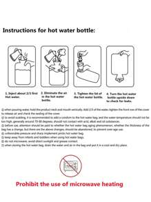 Cartoon Tiger Design Hot Water Bag