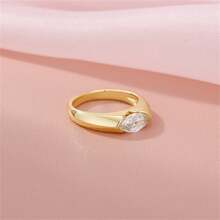 1pc 2024 New Design Luxurious High-Class Decorated Finger Ring, Fashionable And Unique - ring - View 3