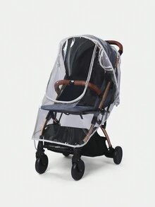 1個通用冬季防風嬰兒車罩,附有大窗口,可防雨 - 無色 - 查看 2