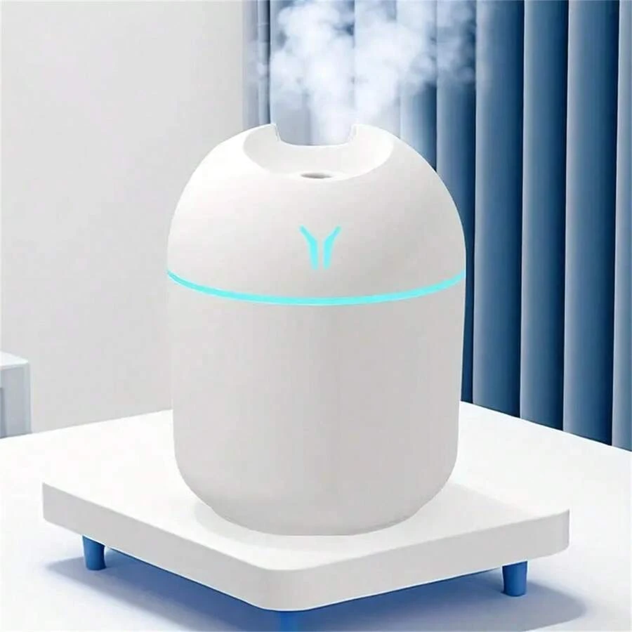 一件帶有冷霧和多色夜光的香薰機和加濕器 - 為您的房間提供清新空氣和促進植物健康 - 白色 - 查看 1