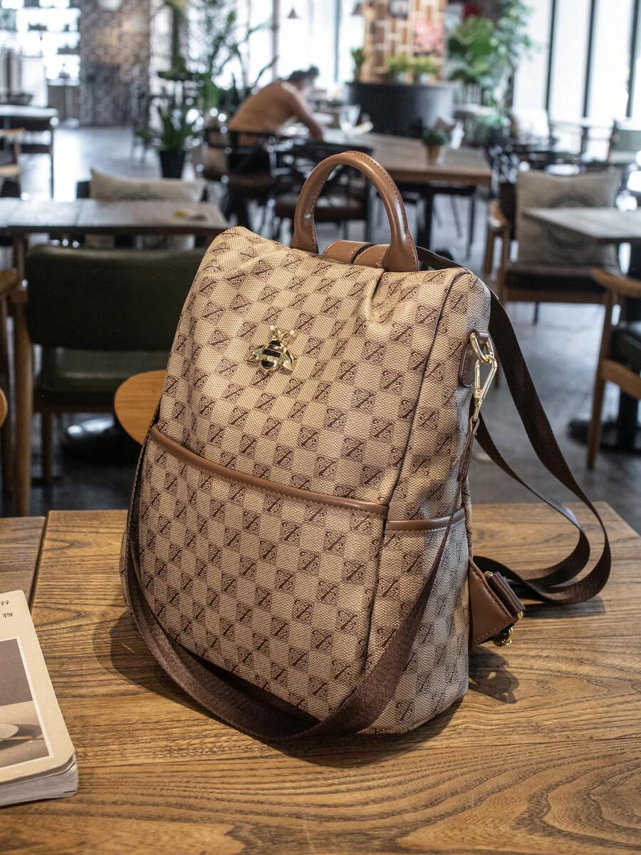 ROLANSBON 2024 New Stylish Women's Bag, Minimalist Brand Tote Shoulder Backpack With Large