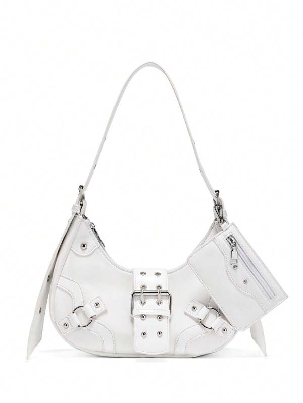 Women's Versatile Korean Punk Style Shoulder Bag