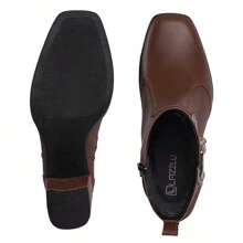 LAZZLU SHOES Women Ankle Boots & Booties - 駝色 - 查看 4