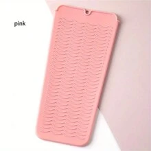 1pc Silicone Heat Resistant Hair Straightener Cover Pouch Travel Hair Curler Non-Slip Mat Curling Iron Holder Flat Iron Curling Wand Travel Cover Case Bag, Upgraded Version, Can Be Hung For Travel Storage Bag,Makeup Bag,Cosmetic Bag,Vacation Organizer,Large Capacity Makeup Organizer Makeup Case, For Lipstick, Brush, Skincare, Mobile Phone, Coin, Small Items, For Home,Gift,Vacation And Festival Halloween Christmas Multifunctional Use,Boho Vibes