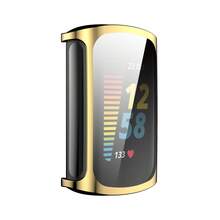 Carcasa Protectora Para Fitbit Charge 5/charge 6, Cubierta Completa De Tpu Con Electrochapado, Carcasa Resistente A Caídas Y Arañazos Para Reloj - Unitalla - Ver 11