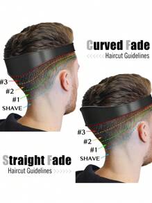 1PC 2025 Top-Rated Neckline Shaving Template And Adjustable Hair Trimming Guide,DIY Self Haircutting System, Shaving And Keeping A Clean And Straight Neck Hairline,Easy Use Tool Soft Portable, Hair Styling, Hair Stuff ,Hair Accessories