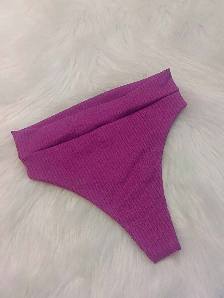 Women Bikini Bottoms - Purple - View 1
