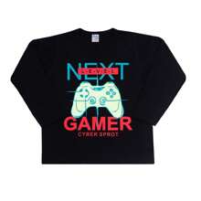 Young Boys Pajamas - 黑色 - 查看 2