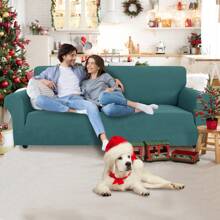 YSTYLE Sofa Cover 1/2/3/4 Seater With Armrest, Stretch Sofa Cover Non-Slip, Modern Sofa Cover For Dogs Pets, Breathable Couch Cover With Elastic Bottom - Royal Blue - View 2