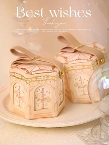 One Piece Wedding Candy Box, High-End Style Candy Box, Empty Gift Box For Wedding Favours, Specialized For Wedding, European New Personalized Gift Box, Popular Online - Multicolor - View 4