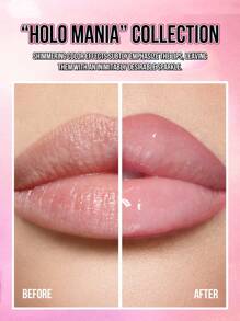 Misslyn 3Pcs, HOLO SHINE LIP CREAM, Lip Gloss, Water Gloss Lip Glaze Lip Gloss Lip Makeup Set. Non-Sticky, High Shine, Cream & Pearl Finishes,Highly Pigmented Color And Instant Shine, Glossy, Y2K Makeup Party Beach Travel Holiday Camping Outdoors Present Rose Fashion Girl New Year Cosmetic Cosplay Best Trip Festivals Color Fancy Campus School Charm Vibe Cny Chinese New Year, Valentine's Day Gift,Vegan,Cruelty Free