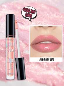 Misslyn 3Pcs, HOLO SHINE LIP CREAM, Lip Gloss, Water Gloss Lip Glaze Lip Gloss Lip Makeup Set. Non-Sticky, High Shine, Cream & Pearl Finishes,Highly Pigmented Color And Instant Shine, Glossy, Y2K Makeup Party Beach Travel Holiday Camping Outdoors Present Rose Fashion Girl New Year Cosmetic Cosplay Best Trip Festivals Color Fancy Campus School Charm Vibe Cny Chinese New Year, Valentine's Day Gift,Vegan,Cruelty Free