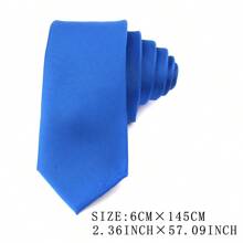 NUEVO Corbata casual de color sólido verde y azul para hombres, corbatas de boda para el novio, clásica de 6 cm para hombres, buenos regalos
