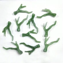 10入組有孔白色珊瑚珠,適用於波西米亞沙灘度假diy首飾製作,手鍊,項鍊,耳環 - 珊瑚 - 查看 13