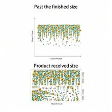 Sunflower & Green Vine Corners Design Wall Decal/Sticker For Home Decor - Multicolor - View 2