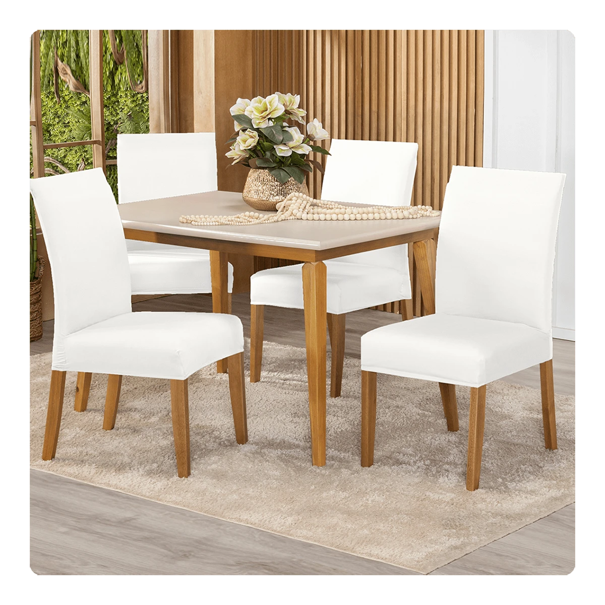 Chair Covers - White - View 1