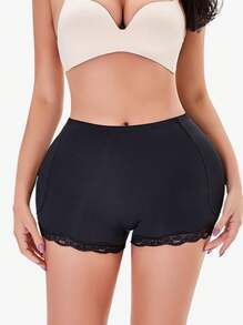 1 pièce Culotte Gainante pour Femme, Remonte-fesses, Contrôle du Ventre, Sous-vêtement Rembourré avec Inserts en Éponge Amovibles et Ajustables