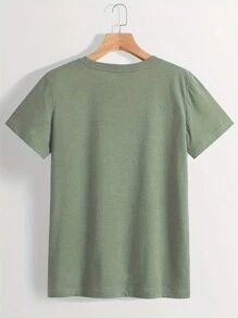 Tween Girl Flower Moon Graphic Shirt Short Sleeve Tops For Spring AndSummer, Holiday, Party, Sports