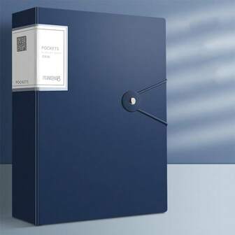 1pc Transparent A4 Size Loose Leaf Binder With Dividers For Certificates, Documents, Etc. Back To School,School Supplies