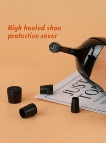 3Pairs Heel Protectors For Stilettos - Quiet, Non-Slip, Wear-Resistant, And Stylish For Weddings, Office & Parties, For Women Sandals Women Pumps White Heels