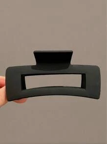 4pcs Solid Color Casual Hair Claw Simple And Cute Suitable For Daily Use, Campus Dating, Vacation, Travel Accessories