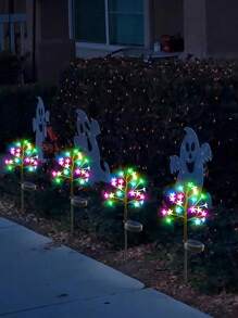 Lot de 6 ou 4 lampes solaires décoratives d'extérieur en forme de cerisier, lampes colorées en forme de fleurs, lampes d'extérieur étanches, pour porche, jardin, pelouse, parc, lumières d'ambiance, fête de mariage, anniversaire, cadeaux pour amis et amis