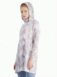 TECTOP Women's Summer Lightweight Sun Jacket Long Sleeve Full Zip Hooded Hiking Outdoor Sports - Multicolor - View 4