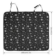 防水宠物汽车座椅套后座汽车座椅保护套，适用于狗狗，猫狗旅行配件，宠物托运车后座垫。（黑色）