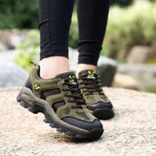 Couple Hiking Shoes For Men And Women, Waterproof And Slip Resistant, Suitable For Outdoor Travel, Leisure, Work, And Hiking.