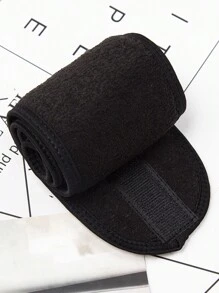 1件/3件/5件装可调节宽发带瑜伽SPA沐浴淋浴化妆洗脸美容头带女士化妆配饰发饰 - 黑色 - 查看 5