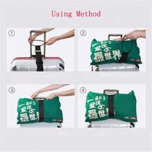 Elastic Adjustable Luggage Strap Carrier Strap Baggage Bungee Luggage Belts Suitcase Belt Travel Security Carry On Straps Travel Essentials Travel Accessories Travel Must Haves