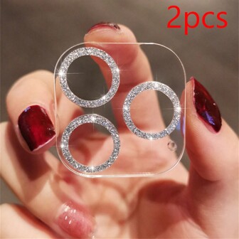 2 Packs IPhone 16-11 Pro Max Tempered Glass Camera Protector: Scratch-Proof, HD Clarity, Fingerprint-Resistant, And Easy To Install Compatible With Iphone 11 12 13 14 15 16 Pro Max 14 15 16 Plus 12 13 Mini