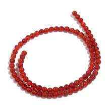 1pc Natural Agate & Jade Beaded Strand, Various Sizes Natural Stone Beads For DIY Jewelry