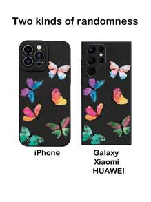 Wasserfarben Schmetterling Hänge Seil Hülle Kompatibel Mit Iphone 15 Pro Max 14 13 12 11