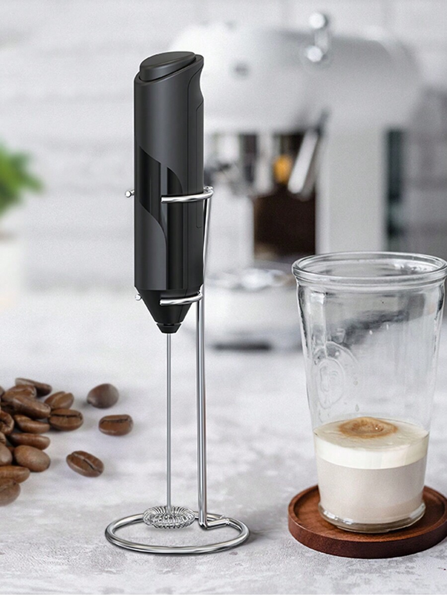 Battery Powered Black Coffee Milk Frother SHEIN USA