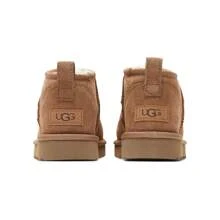 UGG Women's Classic Ultra Mini Ankle Boot,Women's Cozy Ankle Snow Boots Fashion Winter Classic Warm Shoes Women Chestnut 1116109