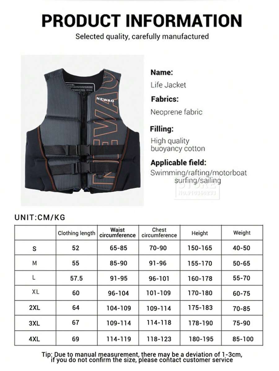 Summer Life Vest Adults Surf Vest Kayak Wakeboard Motorboats Raft Rescue Boat Ski Water Sports