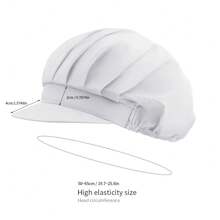 1 Miếng Phòng bếp Bếp trưởng Món ăn Dịch vụ Vệ sinh Làm việc Nhà máy Người phục vụ Nấu nướng Mũ lưỡi trai - A - Xem 11