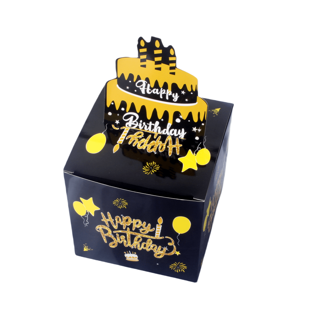 Graduation Card Box Holder, Congrats Grad Foldable Cardboard