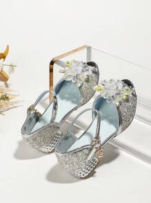 Mädchens Sommer Fashion Sandalen, Kristall Schuhe Für Die Tanzvorstellung Kleiner Mädchen