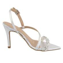 Women Heeled Sandals - 銀色 - 查看 4