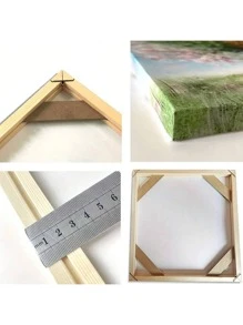 SURELIFE 1 Set Wood Canvas Stretcher Frame DIY Bars Kit For Gallery Wrap Oil Painting Mounting Stretcher Strips Oil Painting Wall Art Decor 12X16 16X20 16x24in 20x40in
