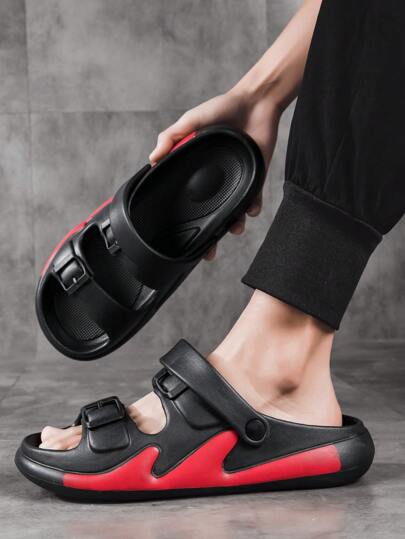 2024 Precio al por mayor de fábrica Zuecos de madera de EVA para hombres, Zuecos de madera y plástico ligeros, Sandalias de playa y trabajo para hombres, Incluye zuecos y mulas de madera para hombres